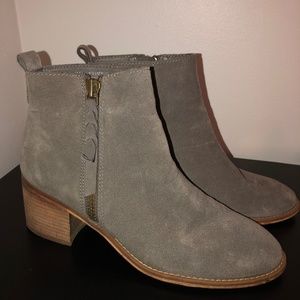 Nordstrom BP Taupe Booties